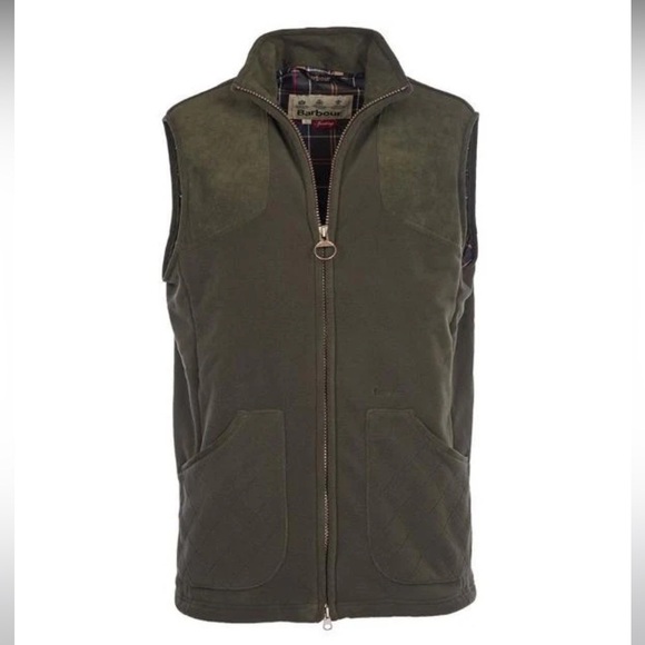 Barbour Other - NWOT Barbour Men’s Sporting Dunmoor Gilet Vest Army Green Waterproof Size M